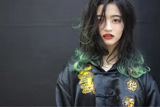 ミディアム カラー 大西 直人のヘアスタイル