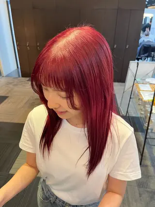 ロング カラー good nine所属・YUUMI /堀江美容室のヘアスタイル