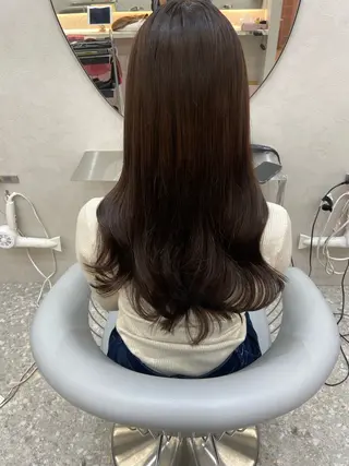 ロング 新宿/韓国ヘア 中明度カラー/かやのヘアスタイル