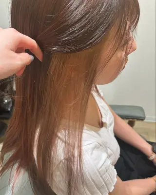 ロング 中田 渚のヘアスタイル