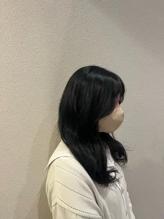 ロング カラー 透明感カラー/ くびれヘア/ユウユのヘアスタイル