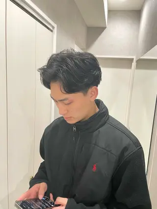 ショート パーマ メンズ 【東北メンズヘア1 位受賞🥇】本間祐太のヘアスタイル