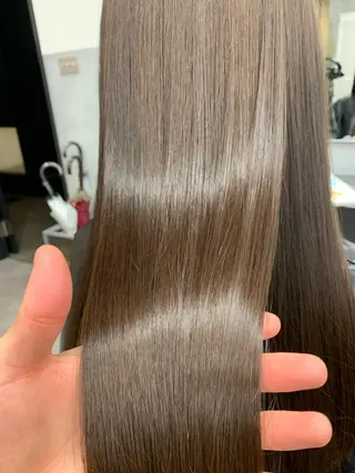 ミディアム カラー パーマ ヘアアレンジ Arumeria ❄️富澤翼❄️のヘアスタイル