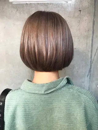 ショート カラー メンズ ネイル viewstokyo所属・mana 暖色カラーカットのヘアスタイル