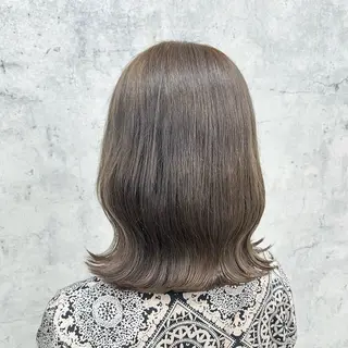 ミディアム カラー JUNSHIN🦋 ヘアセット／カラーのヘアスタイル