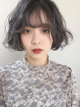 ショート カラー パーマ ooit所属・ooit 【オーイット】のヘアスタイル