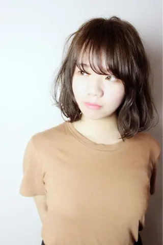 ミディアム パーマ ✨U-topia渡邉 大樹【公認資格有】✨のヘアスタイル