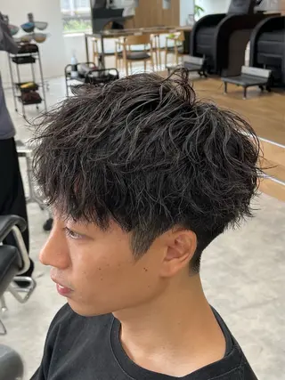 ショート パーマ メンズ 新潟メンズパーマ 新潟駅/小田拓実のヘアスタイル