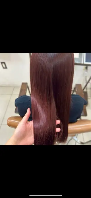 ロング カラー 栄 こずえのヘアスタイル