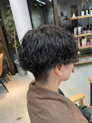 ショート パーマ メンズ mee.表参道所属・ボブ/ショート /パーマ/shinのヘアスタイル