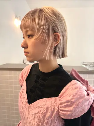 ショート カラー デザイン/レイヤー Kaito🐩/栄のヘアスタイル