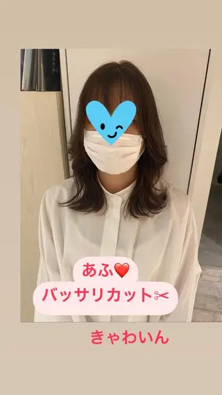 ミディアム 韓国風&髪質改善特化 ✂️MISAKI✂️のヘアスタイル