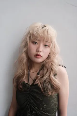 ロング カラー mEg hair creation 新川崎所属・カラー/塚原里沙 川崎のヘアスタイル