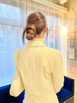 ヘアアレンジ haco＋所属・圧倒的デザイン力 店長🎨RENAのヘアスタイル