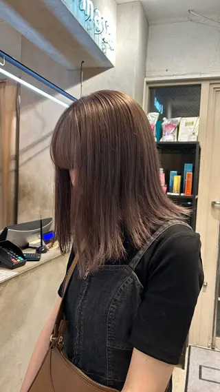 ミディアム カラー じゅわっと暖色カラー 🍊Moemiのヘアスタイル