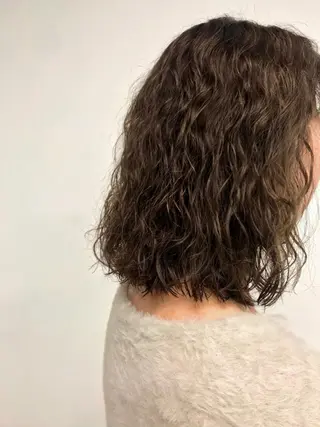 ショート パーマ les baladins du miroir所属・🍃YURI 🍃のヘアスタイル