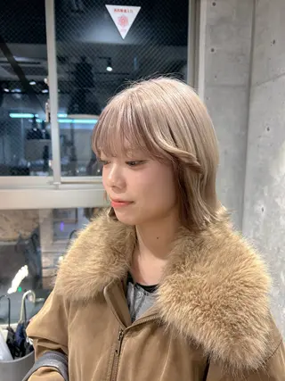 ミディアム カラー 艶モテカラー/ KaRin👼🏻のヘアスタイル