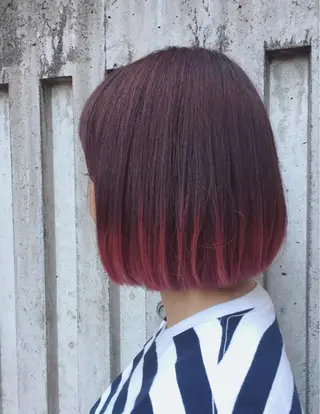 ショート ミディアム カラー HAREKE  33 STREET所属・清水 美里のエステ・リラクイメージ