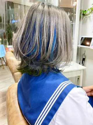 ミディアム カラー 髪質改善/艶髪 やまなかのヘアスタイル