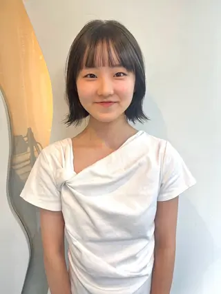 ショート カラー ヘアアレンジ ボブ/透明感カラー /大宮/たぐち🥣のヘアスタイル