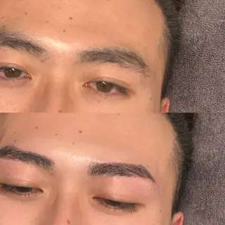メンズ アイブロウ 眉毛&フェイス WAX専門ハルヒラリの眉毛・アイブロウイメージ