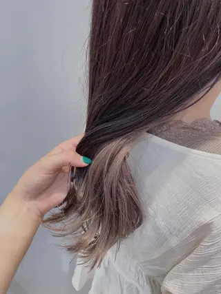 セミロング カラー 🦖鶴岡香純🦖 育休中のヘアスタイル