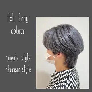 ショート カラー メンズ 樋笠 知佳のヘアスタイル