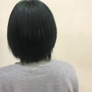 ショート カラー AMI ウルフパーマ/メンズのヘアスタイル