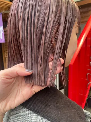 ミディアム さの あやねのヘアスタイル