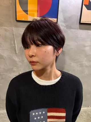 ショート カラー niche(ニーチェ)所属・落合 優樹のヘアスタイル