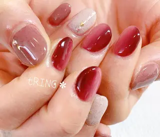 ネイル tRING＊ しいの木台のネイルデザイン