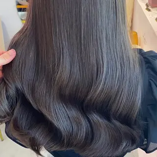 セミロング カラー sajou【上野】所属・🩶艶髪ヘア/ 。。のヘアスタイル