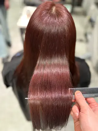 カラー 難波/透明感カラー 悠渡のヘアスタイル