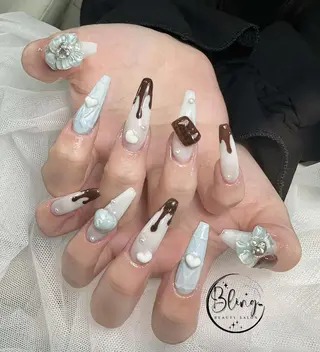 ロング yuna ユナのネイルデザイン