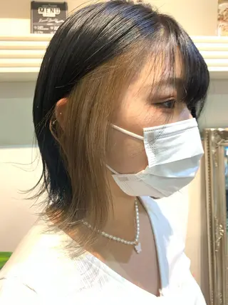 ミディアム 大宮/山口 竣也のヘアスタイル