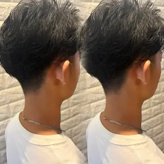 ショート パーマ メンズ Ailes hair /菊地穂果のヘアスタイル