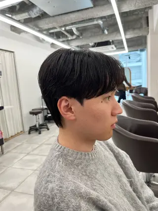 ショート パーマ メンズ 🏆メンズヘア特化 🥇代表りんぺーのヘアスタイル