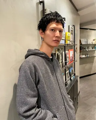 ショート カラー メンズ 優作 〜圧倒的信頼〜のヘアスタイル