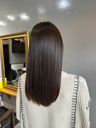 ロング 渡辺俊介 暗髪カラー /美髪矯正/髪質改善のヘアスタイル