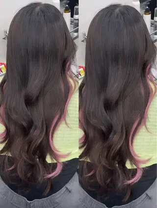 ロング カラー 艶髪／シールエクステ 🌻ノゾミ🌻のヘアスタイル