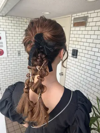 ヘアアレンジ 大人可愛いヘアメイク 💋🧚‍♀️しずかのヘアスタイル