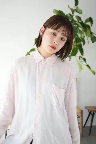 ミディアム ミルクティーベージュ 新潟万代/MANA♡のヘアスタイル