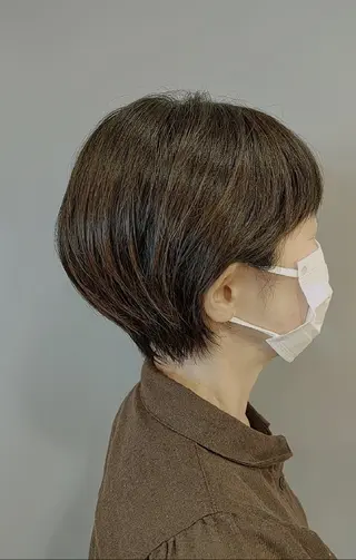 ショート カラー YUTORI hair&spa所属・ショート特化 上尾 YUTORIのヘアスタイル