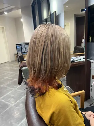 ミディアム 長内  大明のヘアスタイル