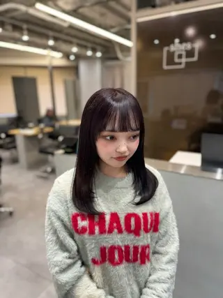 カラー NAO/ 髪質改善/艶カラーのヘアスタイル