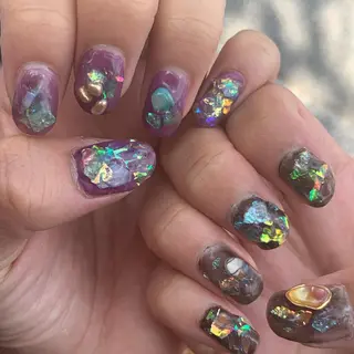 ネイル 平野葵🎀 hair/nailのネイルデザイン