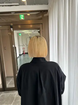 ショート カラー ヘアアレンジ cecil hair 難波店所属・髪質改善透明感カラー /SHOGO☀️のヘアスタイル