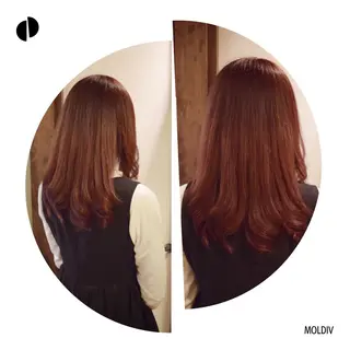 セミロング カラー ✨縮毛矯正✨髪質改善 ナカシマ ユミのヘアスタイル