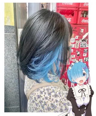 ショート カラー GARU-ガル-所属・TSUNO🦖 派手髪/オタク美容師のヘアスタイル