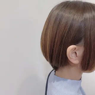 ショート 推しカラー🎨横浜 ブリーチ/ yuaのヘアスタイル